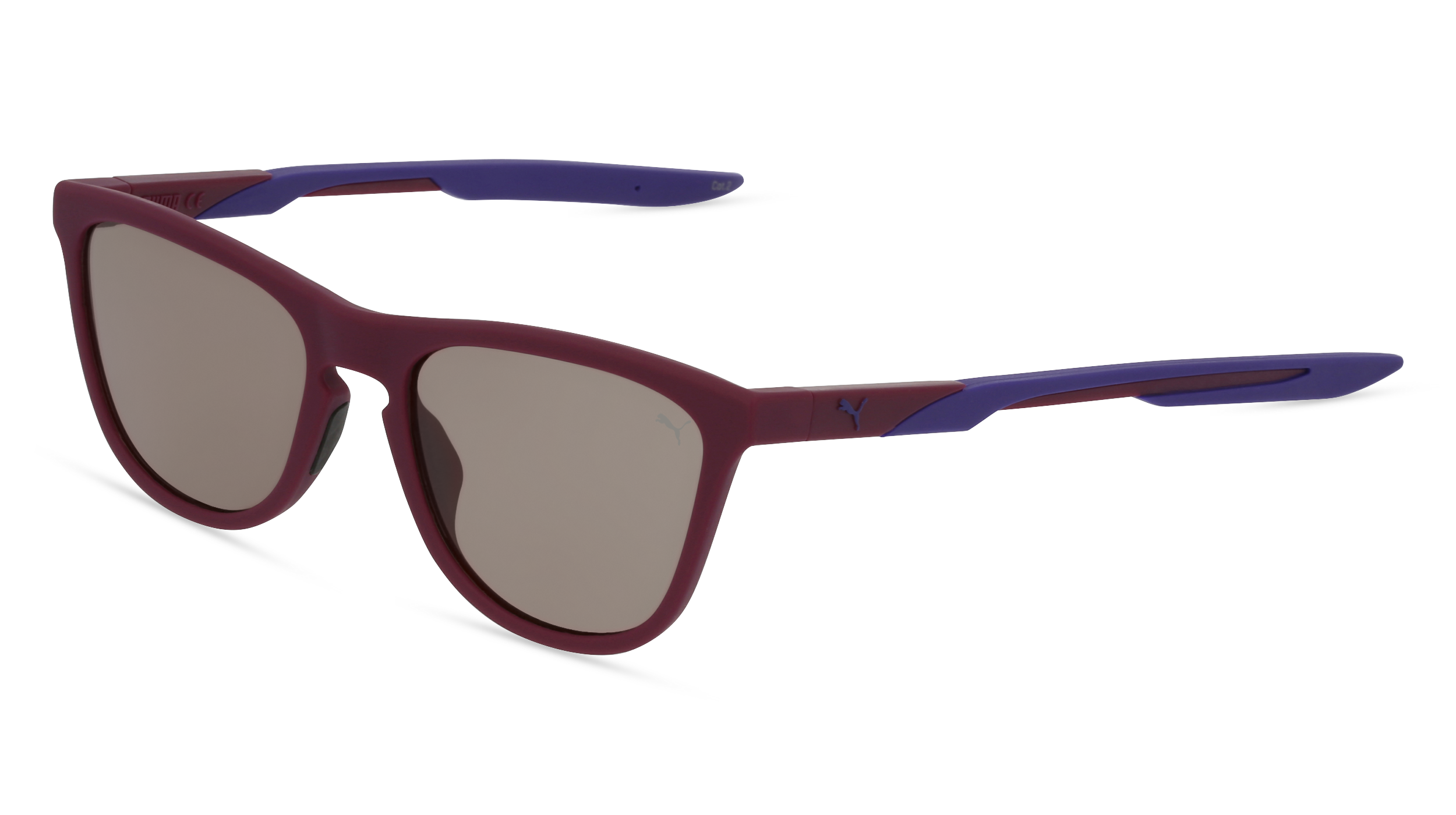 PUMA PU0325S | Damen-Sonnenbrille | Butterfly | Fassung: Kunststoff Lila | Glasfarbe: Grau