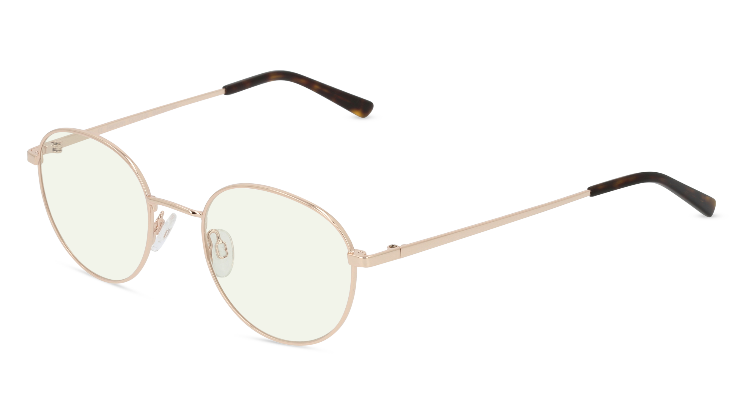 FIELMANN OU 001 BL | Blaulichtfilterbrille | Unisex | Fassung: Kunststoff Goldfarben
